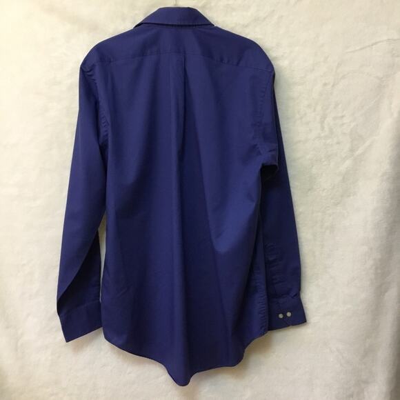 Chaps Blue Button-Down Long Sleeve Shirt - Picture 11 of 11